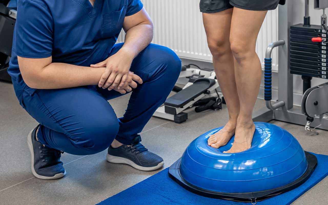 Lavoro funzionale riabilitazione presso il nostro studio di Fisioterapia VIllalba che usano nello studio di